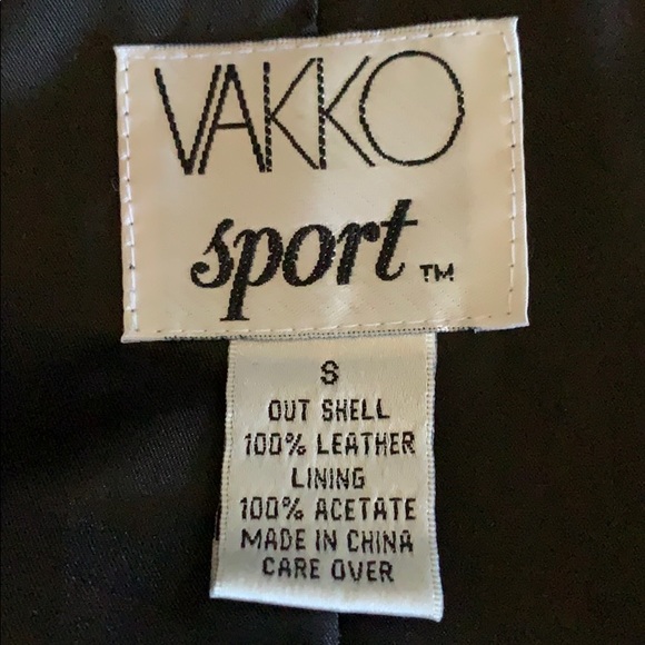 Vakko Sport Leather Coat - Picture 8 of 11